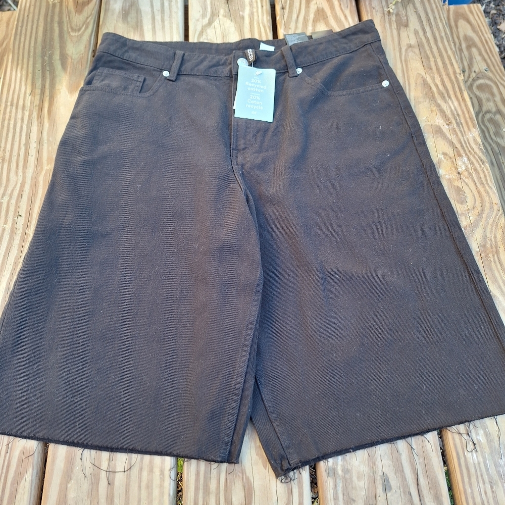NWT Black Denim Shorts